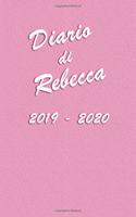 Agenda Scuola 2019 - 2020 - Rebecca