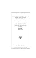 Proposed Department of Defense budget reductions and efficiencies initiatives