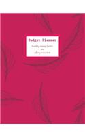 Budget Planner Monthly Expense Tracker and Bill Organizer Book