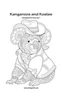 Kangaroos and Koalas Coloring Book for Grown-Ups 1: (1 Kangaroos and Koalas)