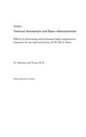 Effects of Processing and Prolonged High Temperature Exposure on the Microstructure of Nb-1zr-C Sheet