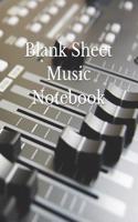 Blank Sheet Music Notebook: 12 Staff Manuscript Sheets Notation Paper for Composing for Musicians Teachers Students Songwriting Book Notebook Journal