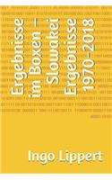 Ergebnisse Im Boxen - Slowakei Ergebnisse 1970-2018: (364 Sportstatistik)