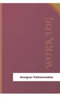 Designer Patternmaker Work Log: Work Journal, Work Diary, Log - 126 pages, 6 x 9 inches(Orange Logs/Work Log)