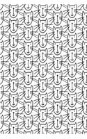 Journal Notebook For Cat Lovers Smiley Cats Pattern 1: 110 Page Lined and Numbered Journal With Index Pages In Portable 6 x 9 Size, Perfect For Writing, Taking Notes, List Making, Journaling and Doodling(66 Noteworthy Series Lined)
