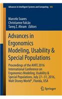 Advances in Ergonomics Modeling, Usability & Special Populations