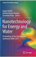 Nanotechnology for Energy and Water