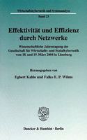 Effektivitat Und Effizienz Durch Netzwerke