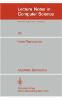 Algebraic Semantics: (99 Lecture Notes in Computer Science)