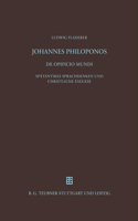 Johannes Philoponos. De opificio mundi