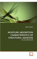 Moisture Absorption Characteristics of Structural Adhesive