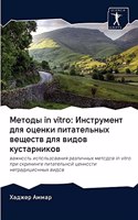 &#1052;&#1077;&#1090;&#1086;&#1076;&#1099; in vitro: &#1048;&#1085;&#1089;&#1090;&#1088;&#1091;&#1084;&#1077;&#1085;&#1090; &#1076;&#1083;&#1103; &#1086;&#1094;&#1077;&#1085;&#1082;&#1080; &#1087;&#108