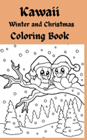 Kawaii Winter and Christmas Coloring Book