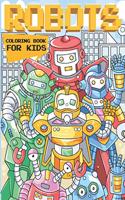 Robots Coloring Book For Kids