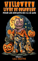 Halloween livre de coloriage pour les enfants de 4 à 10 ans