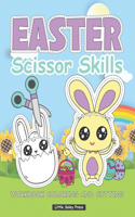 Easter Scissor Skills workbook coloring and cutting