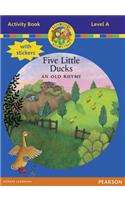 Jamboree Storytime Level A: Five Little Ducks Activity Book with Stickers: (Jamboree Storytime)