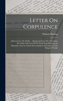 Letter On Corpulence
