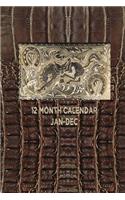 12 Month Calendar Jan - Dec