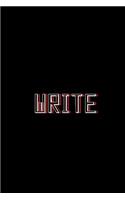Write: Lined Journal