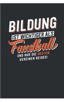 Bildung ist wichtiger als Faustball