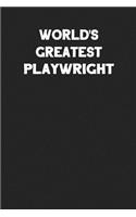World's Greatest Playwright
