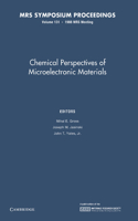 Chemical Perspectives of Microelectronic Materials