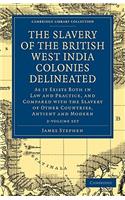 Slavery of the British West India Colonies Delineated 2 Volume Set