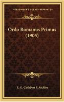 Ordo Romanus Primus (1905)