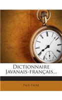 Dictionnaire Javanais-français...