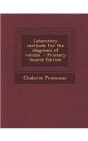 Laboratory Methods for the Diagnosis of Variola
