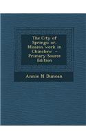 The City of Springs; Or, Mission Work in Chinchew