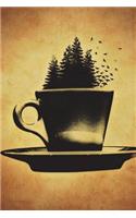 Cool Illustration Journal #2: Cup of Coffee (Lined Pages): 200 Page Journal