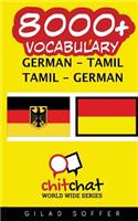 8000+ German - Tamil Tamil - German Vocabulary