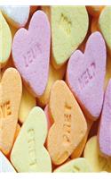 sugar hearts notebook