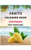 Fruits Coloring Book for toddlers