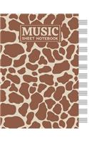 Music Sheet Notebook