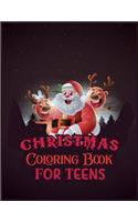 Christmas Coloring Book For Teens