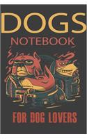 Dogs notebook for dog lovers