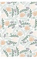 2020: Victorian English Country Garden Weekly Calendar Planner Organizer