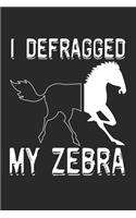 I Defragged My Zebra