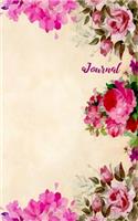 Journal: Floral Theme - Wide Ruled Composition Notebook - Blank Lined Notepad - Multi Purpose Novel Writing Diary