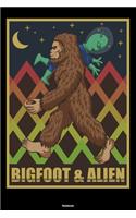 Bigfoot & Alien Notebook