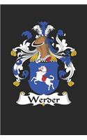 Werder: Werder Coat of Arms and Family Crest Notebook Journal (6 x 9 - 100 pages)