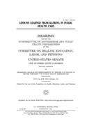 Lessons learned from Katrina in public health care