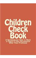 Children Check Book