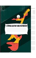 6 String Guitar Tab Notebook