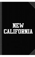 New California Journal Notebook: Blank Lined Ruled for Writing 6x9 120 Pages