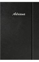 Adriana: Blank Cookbook Recipes & Notes Featuring 120 Pages 6x9 Simulated Leather Cover