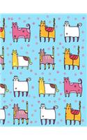 My Big Fat Bullet Journal for Cat Lovers Funny Cats Wearing Socks Pattern 2: Jumbo Sized Dot Style Bullet Journal Notebook - 300 Plus Numbered Pages with 300 Dot Grid Pages, 6 Index Pages and 2 Key Pages in Large 8.5 X 11 Siz